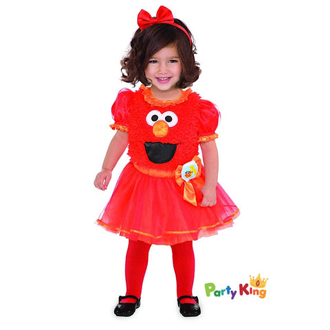 Image of Sesame Street Costume Elmo Girls 18-24 Months
