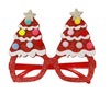 Christmas Glasses With Christmas Tree