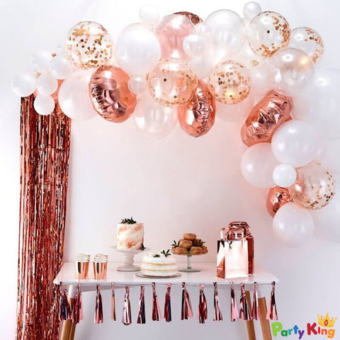 Image of DIY Balloon Garland Rose Gold