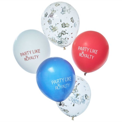 Image of Coronation Party Latex Balloons