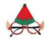 Christmas Glasses With Elf Hat, Bell and Ear