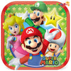 Super Mario Brothers 17cm Square Paper Lunch Plates