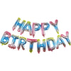 Happy Birthday Foil Balloon Rainbow Colour