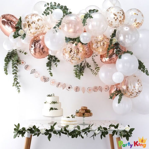 Image of DIY Balloon Garland Rose Gold