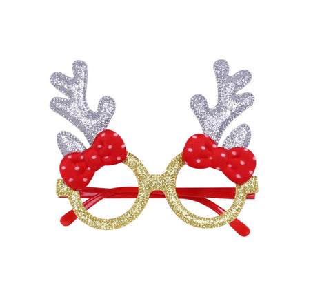 Image of Christmas Glasses Anklets with Bow