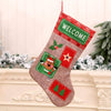 Christmas Stocking Welcome Hanging Decoration