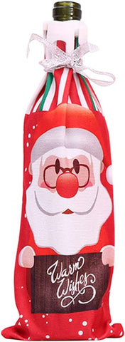 Image of Santa Wine Bottle Cover