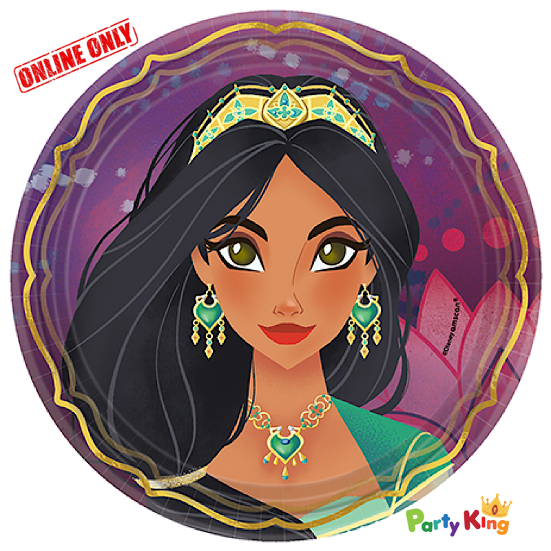 Aladdin 17cm Round Metallic Paper Lunch Plates