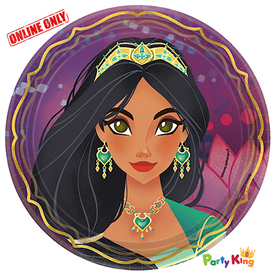 Aladdin 17cm Round Metallic Paper Lunch Plates