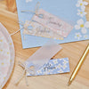 Ginger Ray Hello Spring Floral Place Cards With Vellum Paper