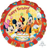 Mickey Mouse Friends Happy Birthday Foil Balloon