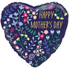 Mother’s Day Floral Heart Foil Balloon