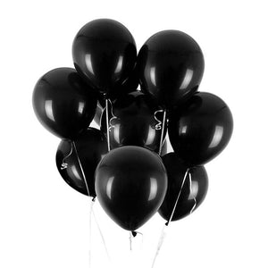 Standard Black Colour Balloon 10” 15pc