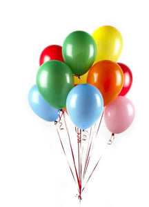 Standard Mix Colour Balloons 10” 15pc