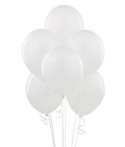 Standard White Colour Balloons 10” 15pc