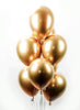 Chrome Gold Colour Balloon 10’ 8pc