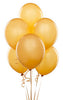 Pearl Gold Colour Balloons 10” 15pc