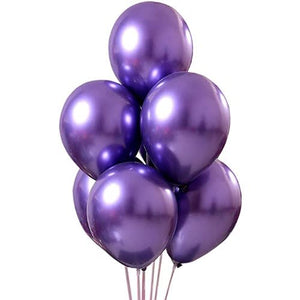 Chrome Purple Colour Balloon 10” 8pc