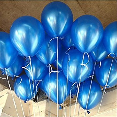 Image of Pearl Dark Blue Colour Balloons 10” 15pc