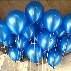Pearl Dark Blue Colour Balloons 10” 15pc