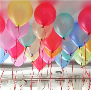 Pearl Mix Colour Balloon 10” 15pc