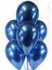 Chrome Blue Colour Balloon 10” 8pc