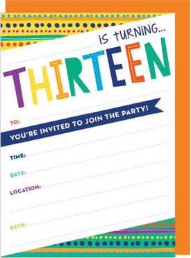 Invitation Set - Thirteen Colour