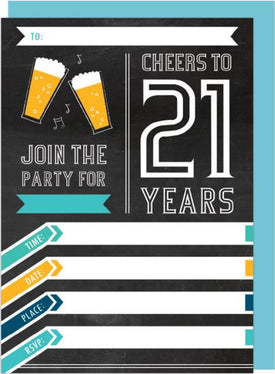 Invitation Set - 21st Beer