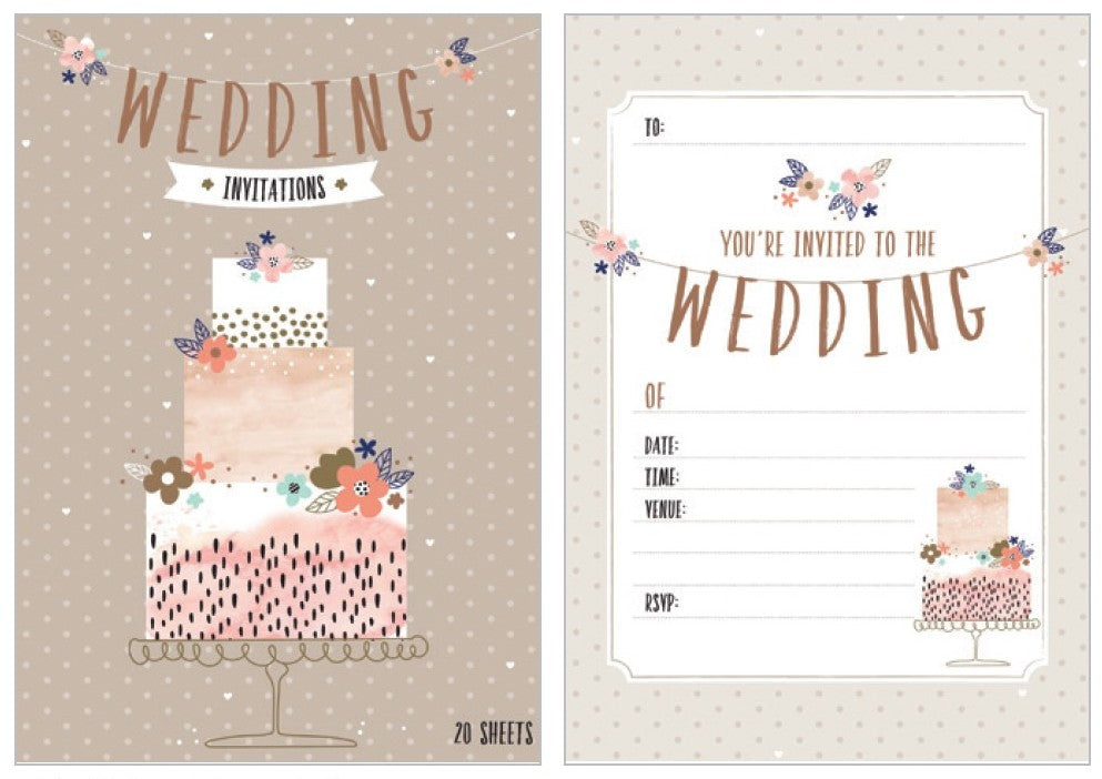 Invitation Pad - Wedding