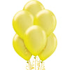 Pearl Yellow Colour Balloons 10” 15pc
