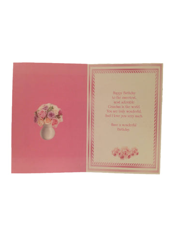 Image of Greeting card birthday wishes to a special grandma inside 
