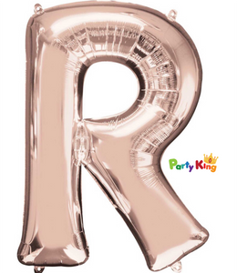 Rose Gold Letter “R” Foil Balloon 16” (35cm)