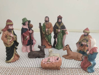 Nativity Scene Set Tradition Charm