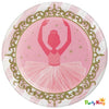 Ballet Twinkle Toes Dinner Paper Plates 22cm
