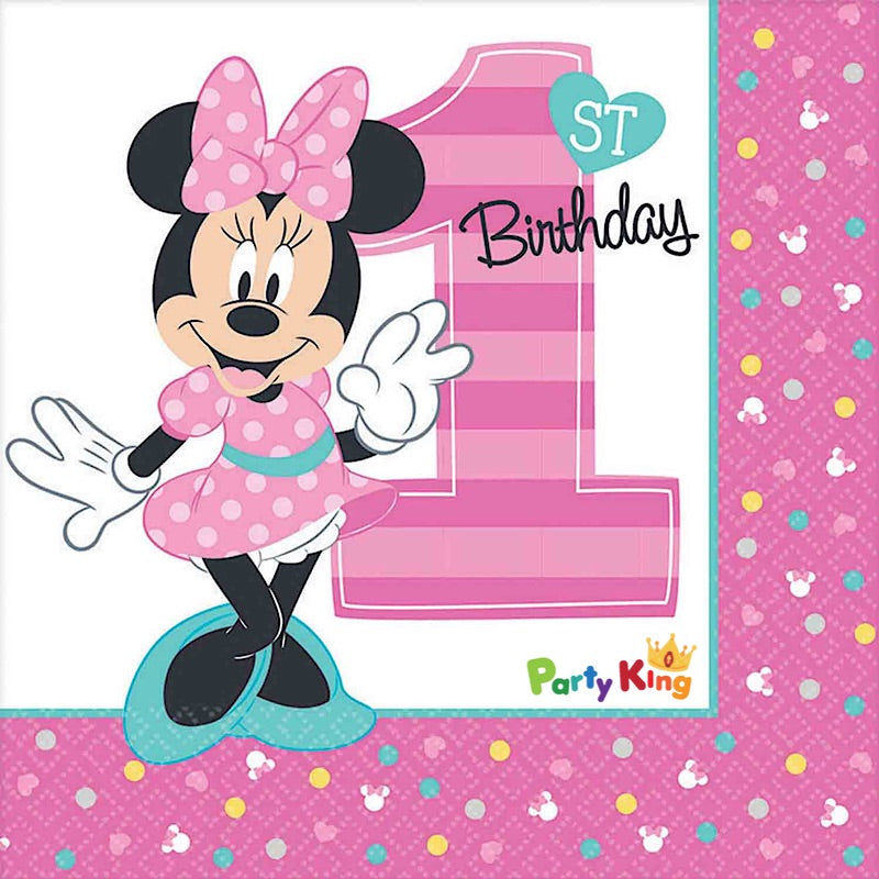 Minnie Fun To Be One Lunch Napkins