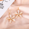 White Daisy Flower Earring