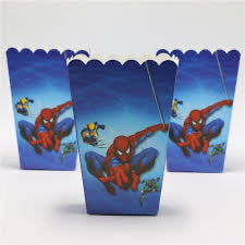 Spider-Man Paper Popcorn Boxes