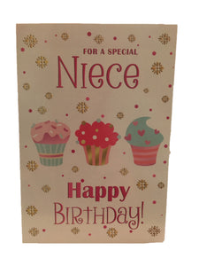 Greeting Card for special niece happy birthday 