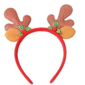 Christmas Headband Anklets with Holly Leaf