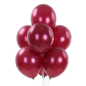 Pearl Maroon Colour Balloon 10” 15pc