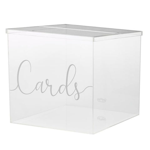 Image of Wedding Acrylic Card Box