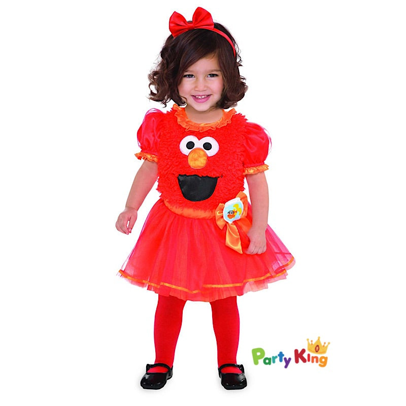 Sesame Street Costume Elmo Girls 18-24 Months