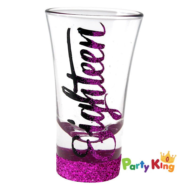 18th Pink Shot Glass
