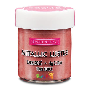 Metallic Lustre Dark Rose Sweet Sticks