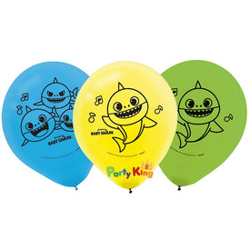 Baby Shark Latex Balloons