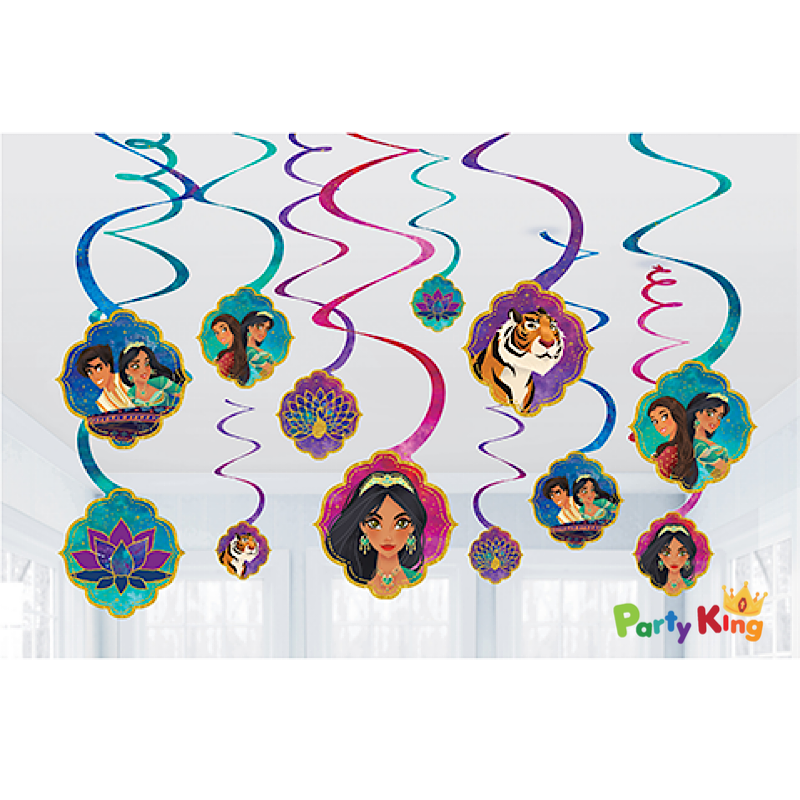 Aladdin Spiral Hanging Decorations