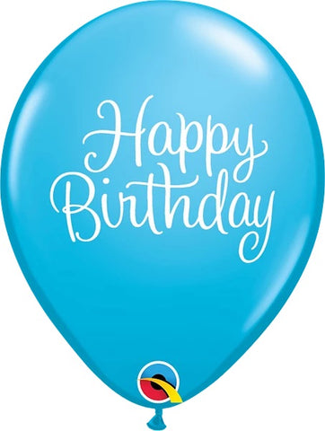 Image of Birthday Classy Script latex Balloon