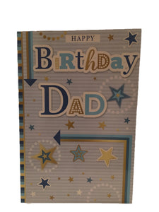 Happy Birthday Dad Blue Star