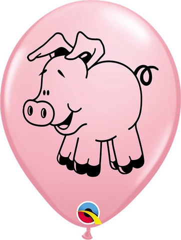 Image of Farm Animal Latex Balloon