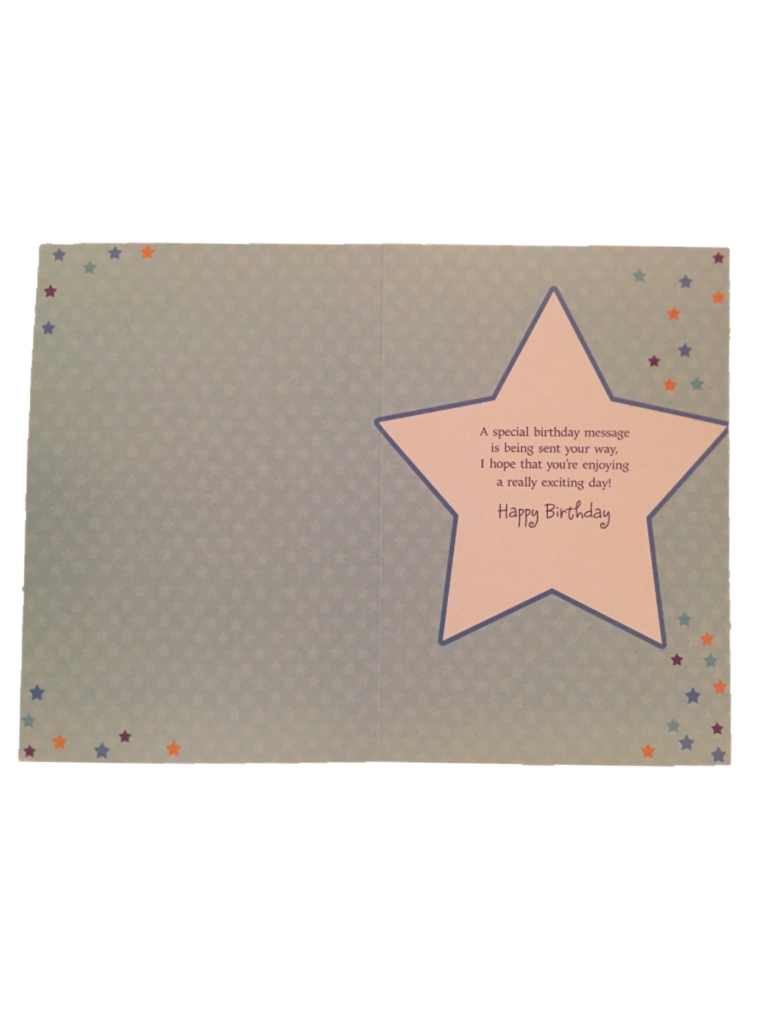 A Very Happy Birthday To You Star Blue